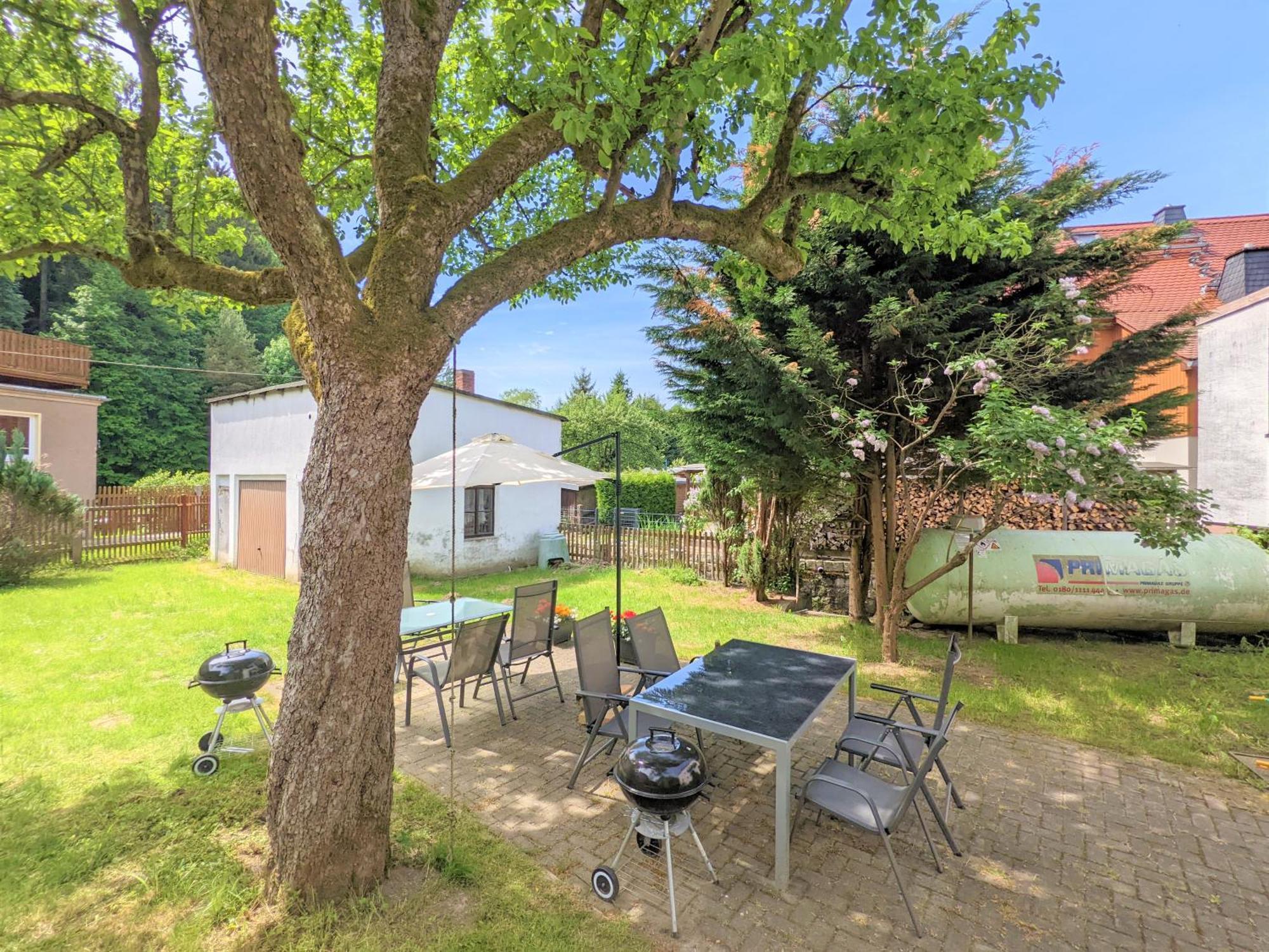 H2 - Urlaubsmagie - Garten, Pool, Terrasse, Grill Sebnitz Luaran gambar