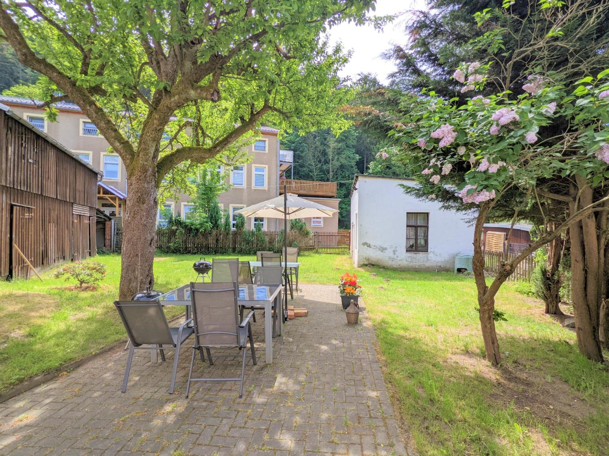 H2 - Urlaubsmagie - Garten, Pool, Terrasse, Grill Sebnitz Luaran gambar